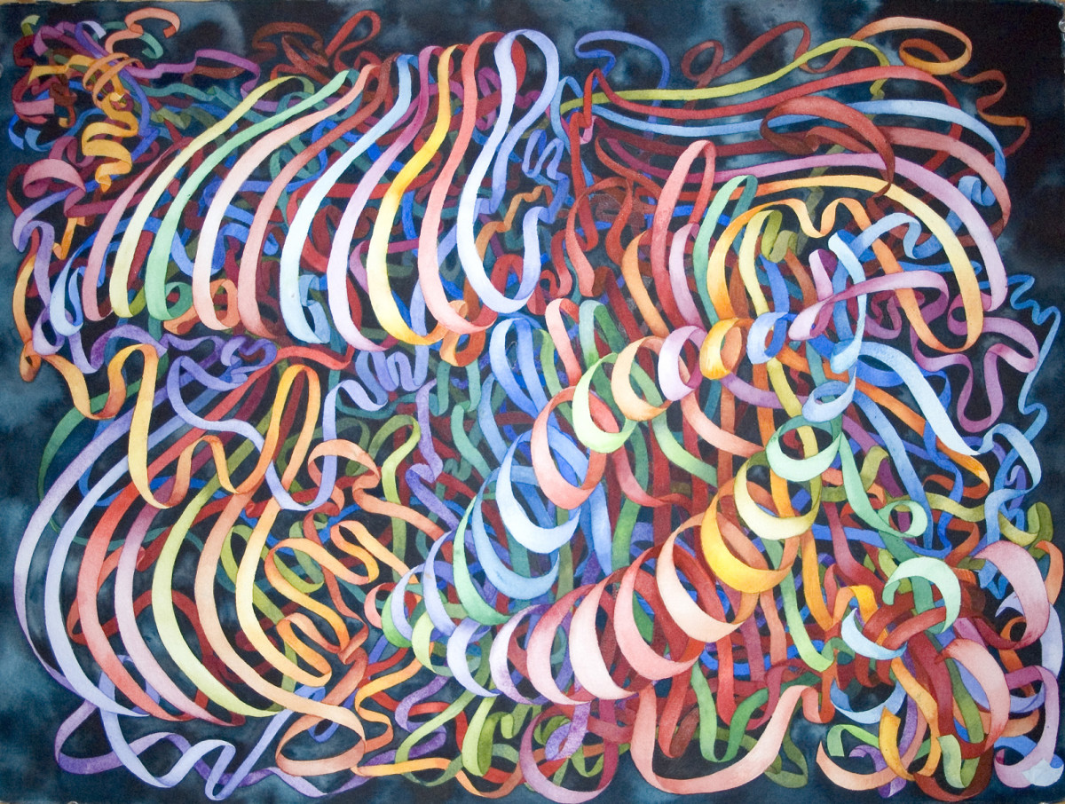Organized Chaos, Ribbons by Helen R Klebesadel 