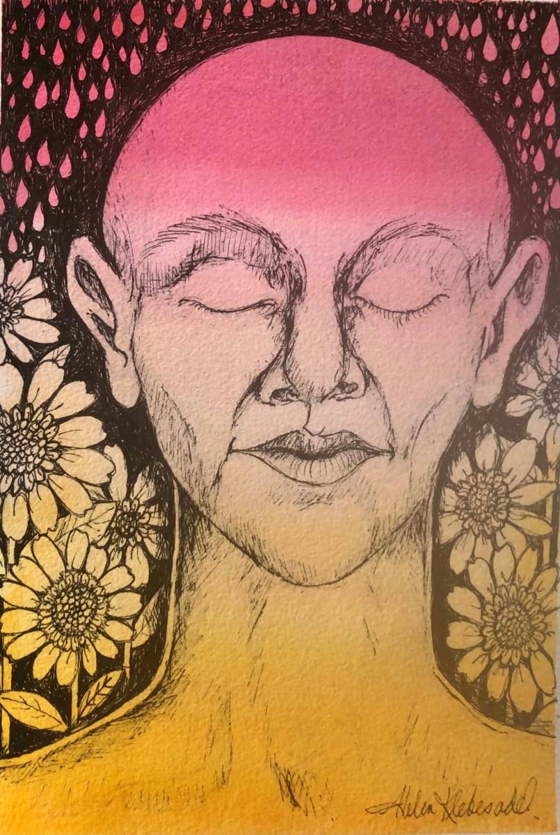 They Dream - Drawing a Day #192 by Helen R Klebesadel 