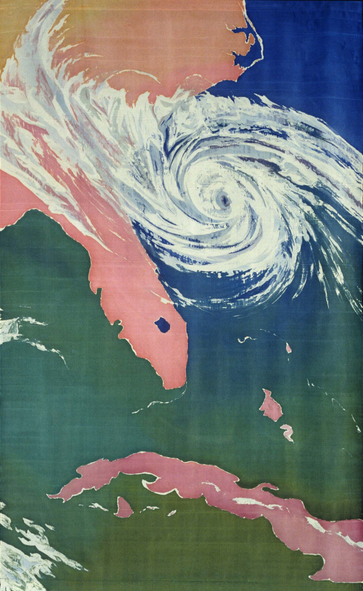 Eye of Hurricane Hugo by Mary Edna Fraser 
