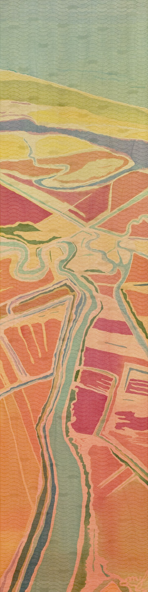 Santee Rice Field by Mary Edna Fraser 