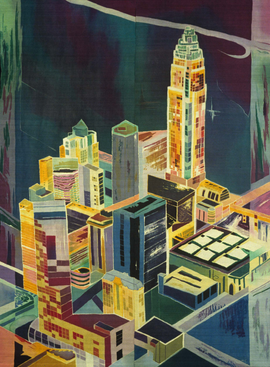 Queen Cityscape (NC) by Mary Edna Fraser 