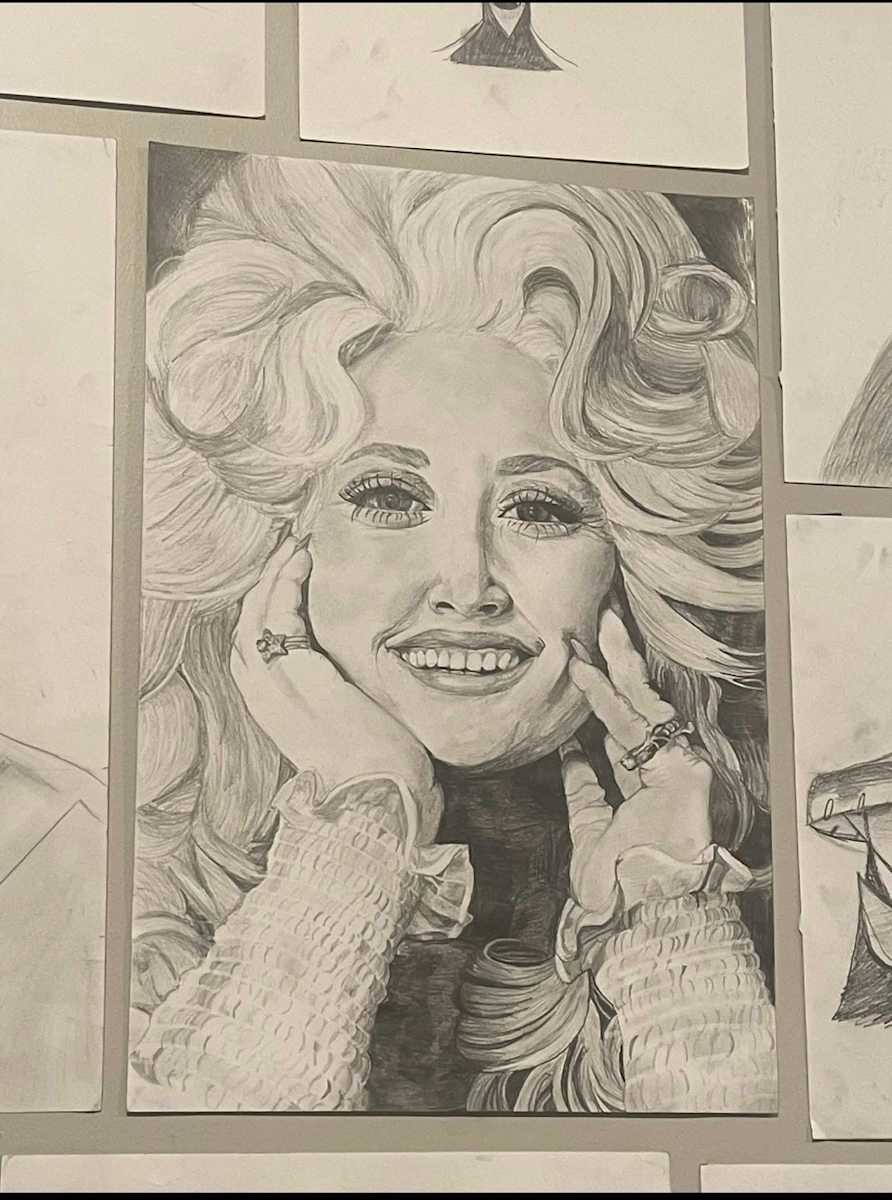 Dolly Parton Portrait by Kendyll Hallmark, Image 1.