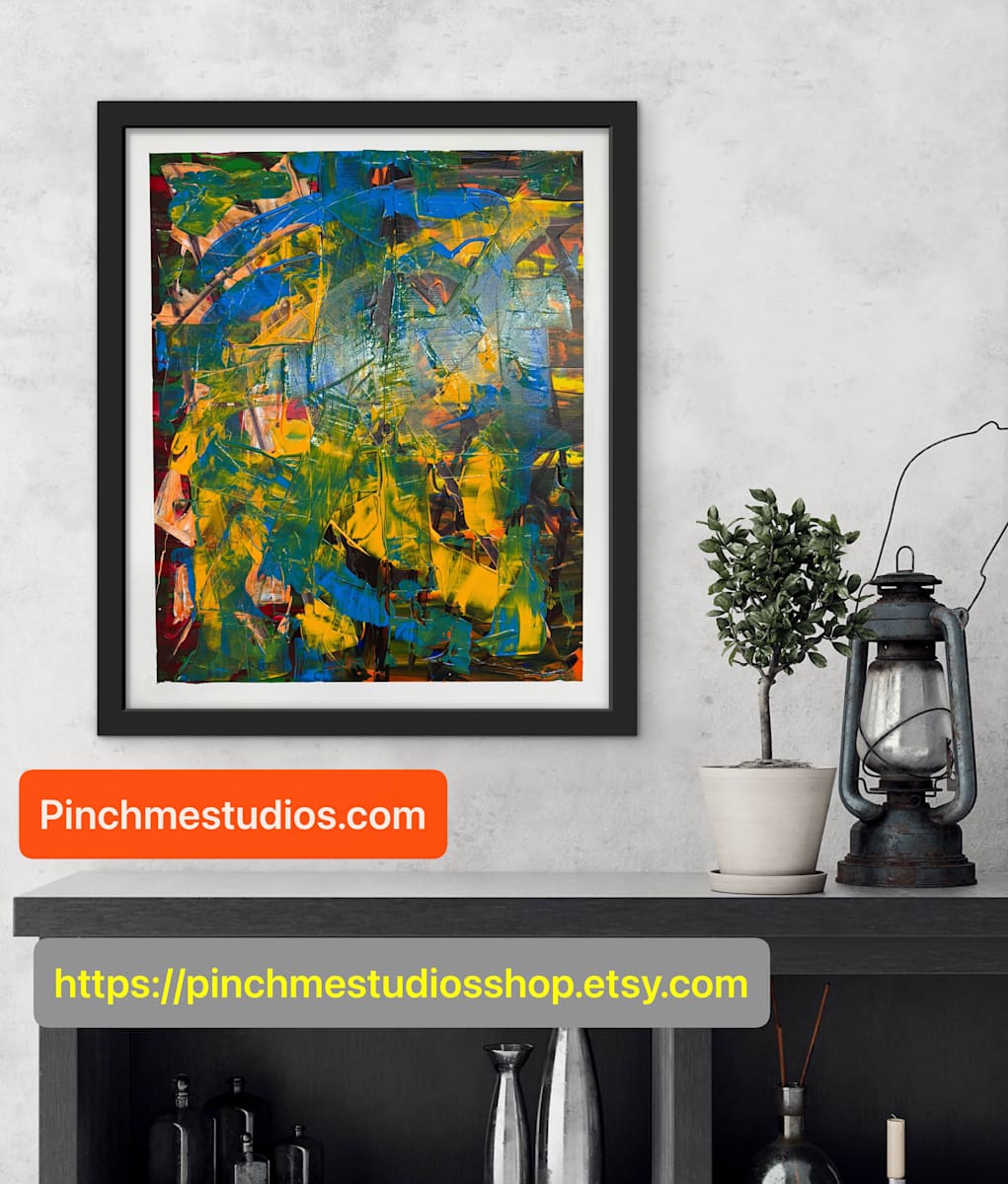 I'm Not OK by PinchMeStudios  Image: 20x24 Acrylic Abstract