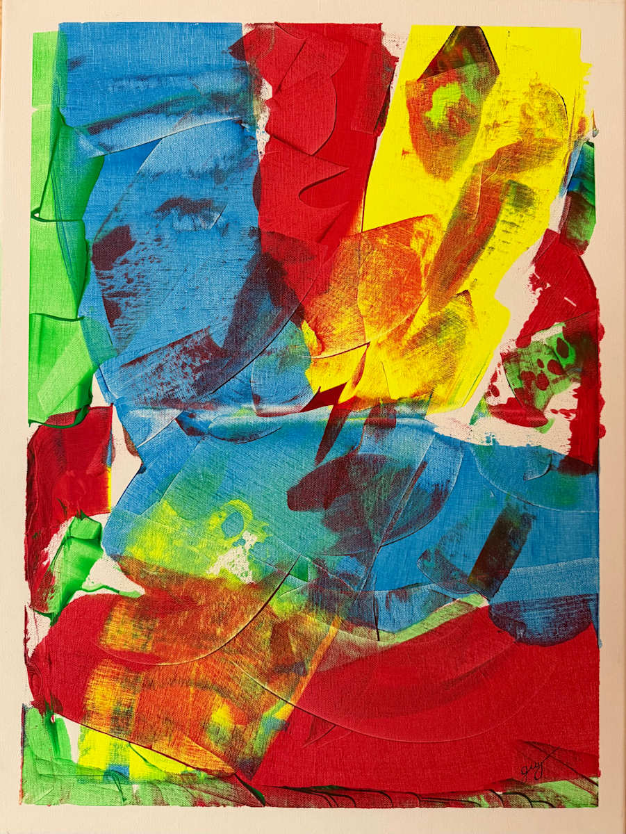 Bleed by PinchMeStudios  Image: Unframed acrylic on canvas