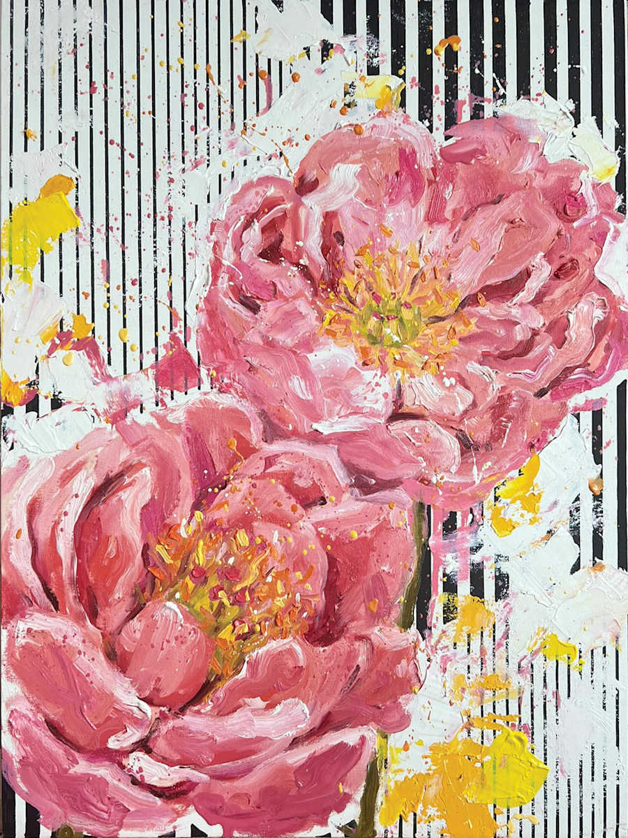 DANCING PEONIES by Gabriela Zerpa, Image 1.