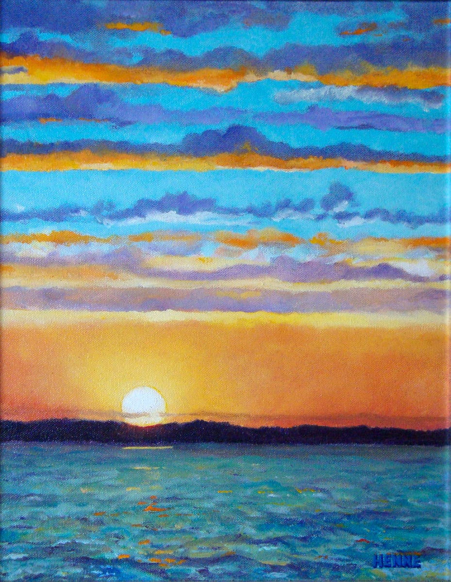 Bay Sunset by Robert Henne 