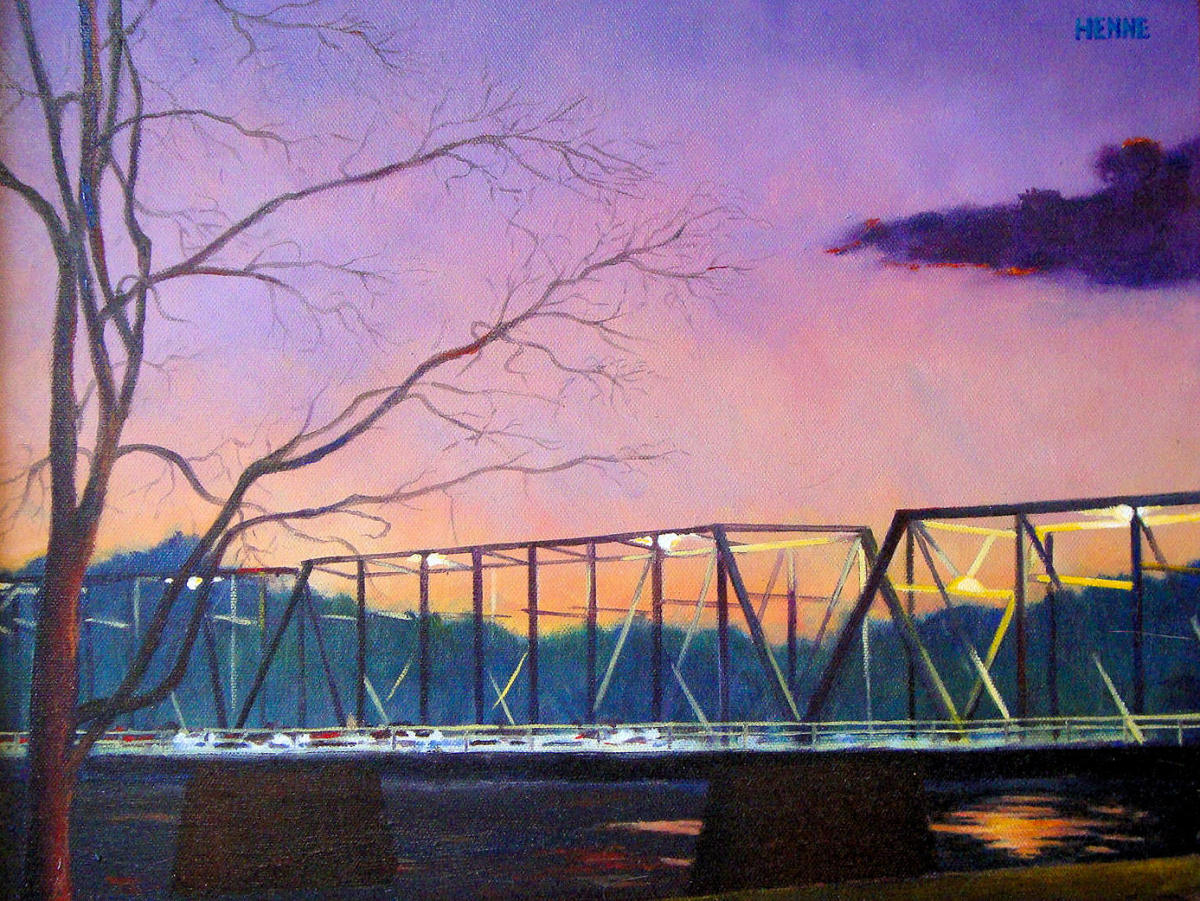 Bridge Sunset by Robert Henne 