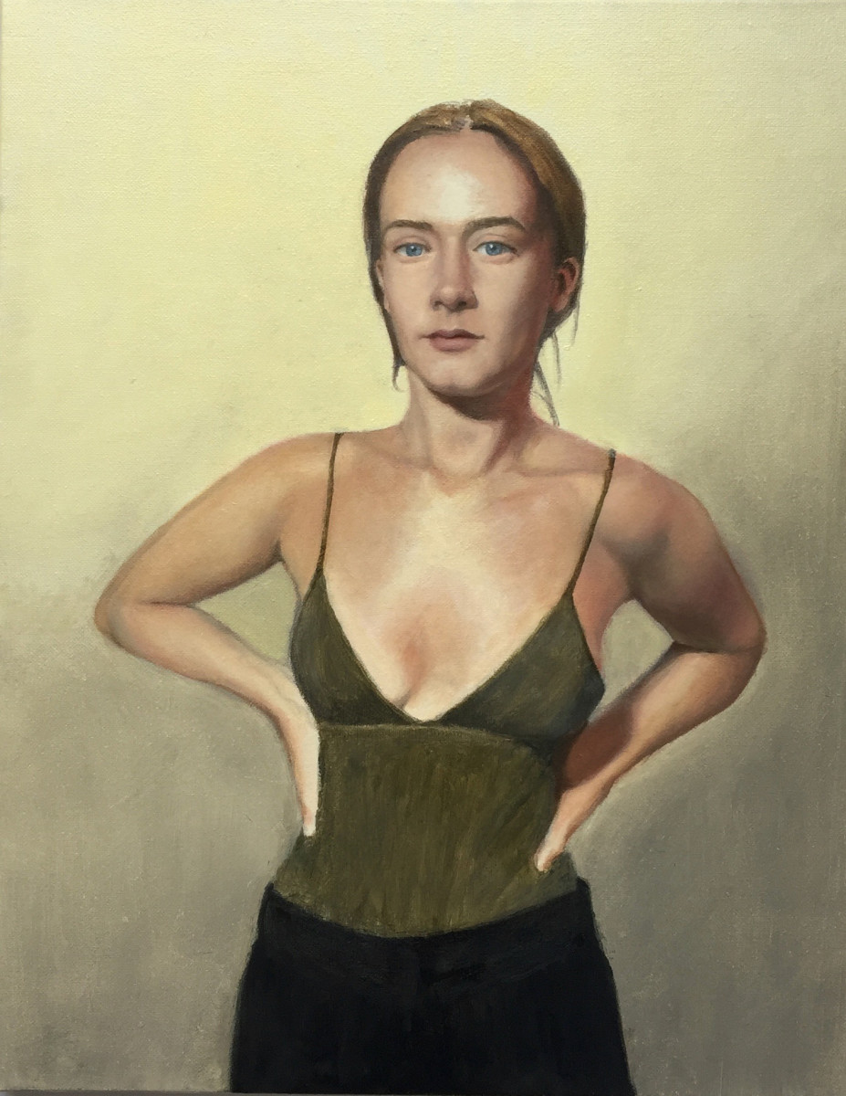Green Camisole by Heidi V Huck 