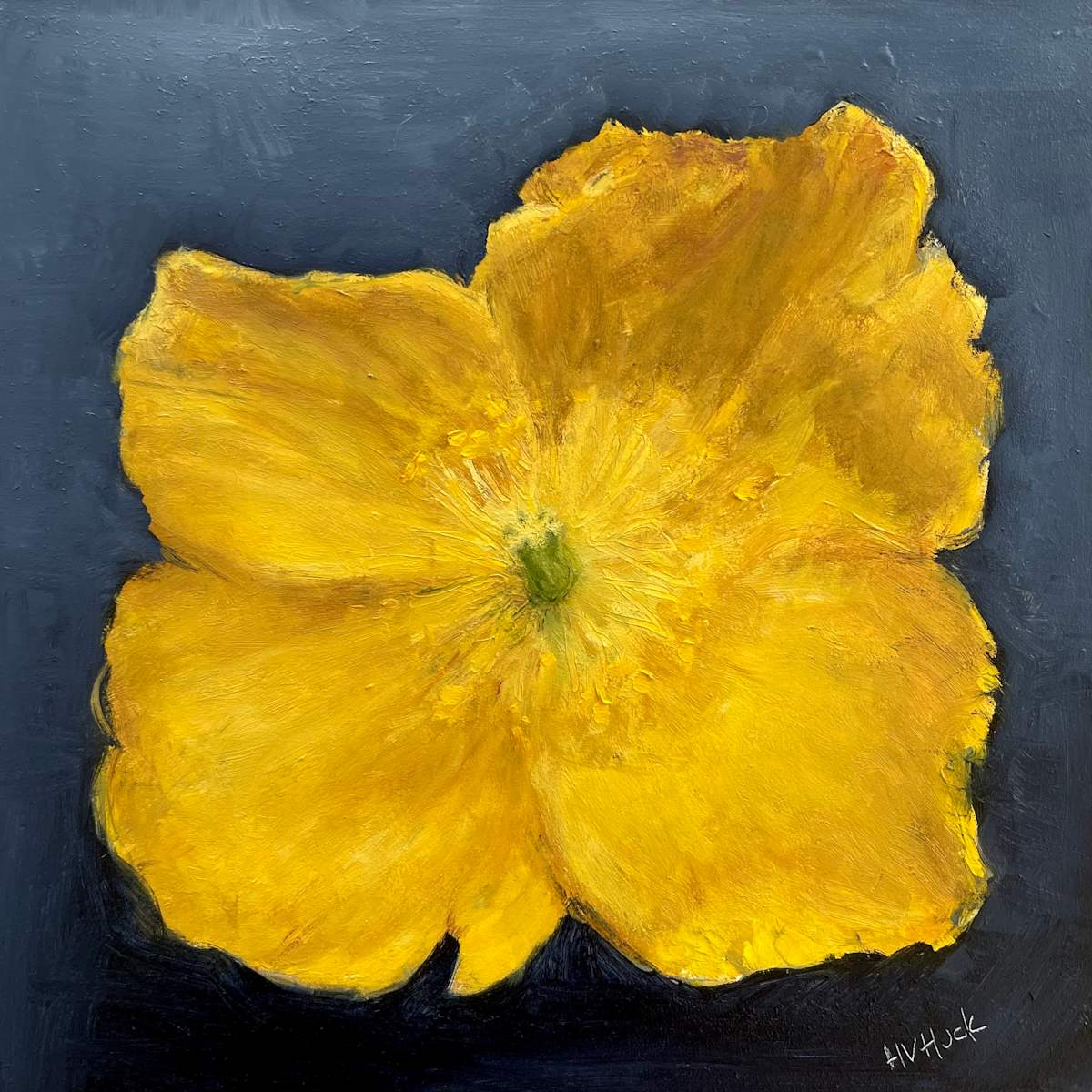 Yellow Poppy by Heidi V Huck, Image 1.