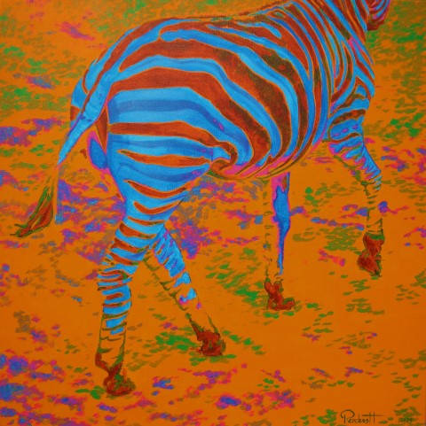 Disappearing Zebra by Helga Renders, Image 1.