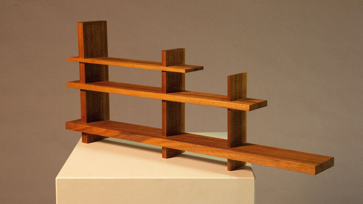 Carved Shelf by Evan Owens, Image 1.