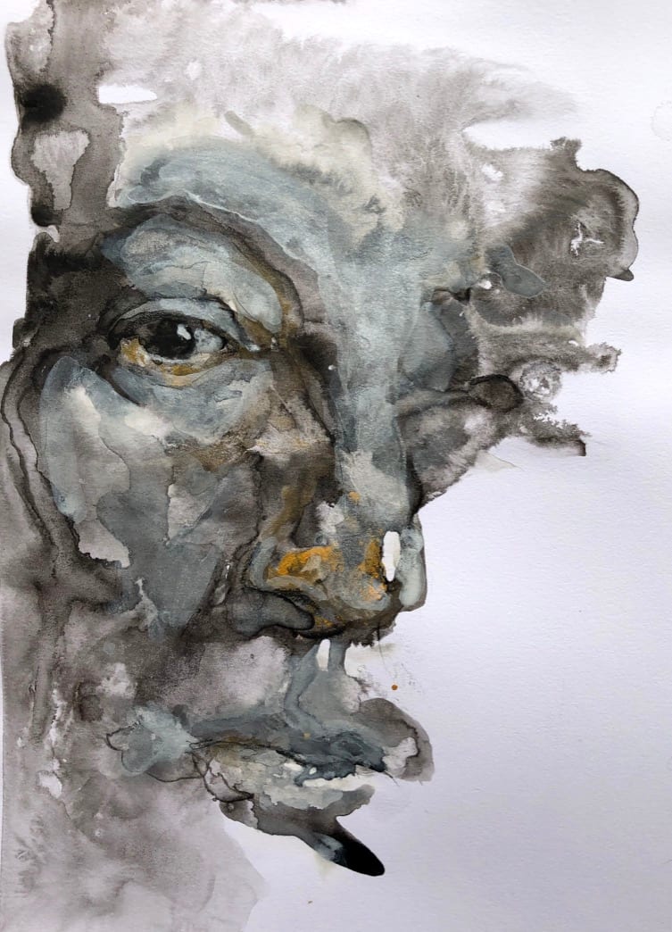 Inky Face 6 by Julie Galante, Image 4.