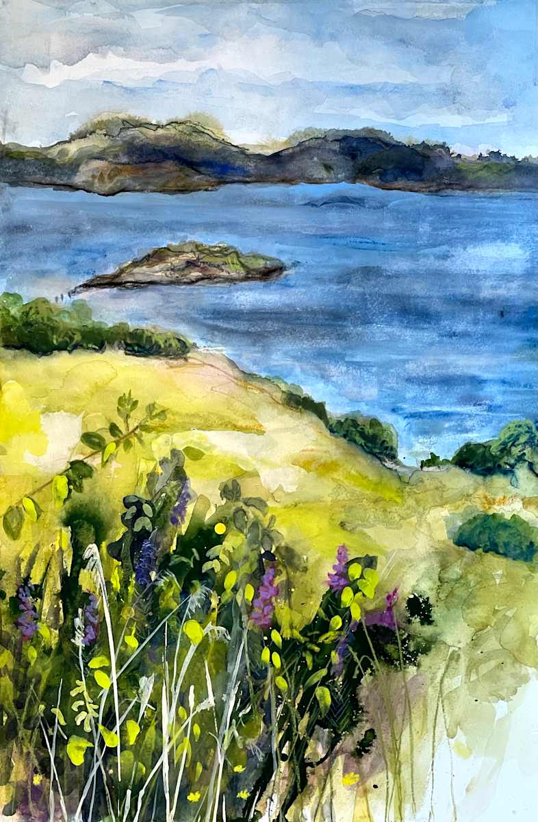 The water is too blue (from Lauriston Castle) by Julie Galante, Image 1.