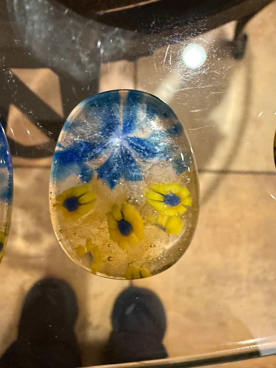 Ukraine Sunflower Small Soother Stone II by Candice Treat Murphy, Image 3.