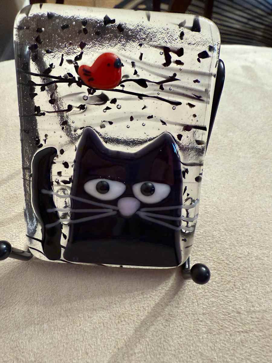 Peeky Black Cat 22 by Candice Treat Murphy, Image 2.