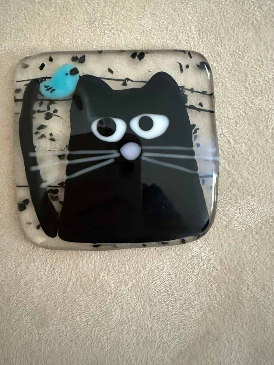 Peeky Black Cat 28 by Candice Treat Murphy, Image 4.