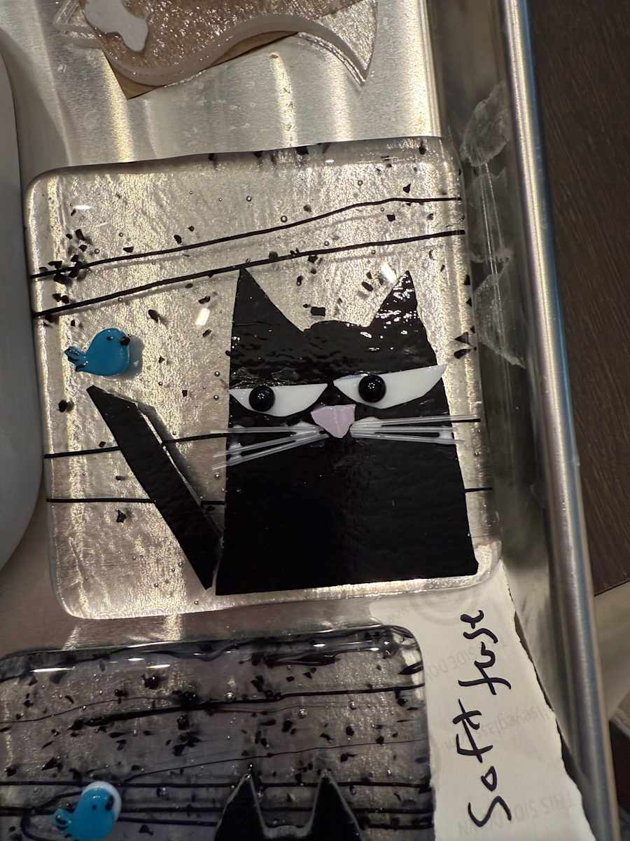 Peeky Black Cat 27 by Candice Treat Murphy, Image 4.