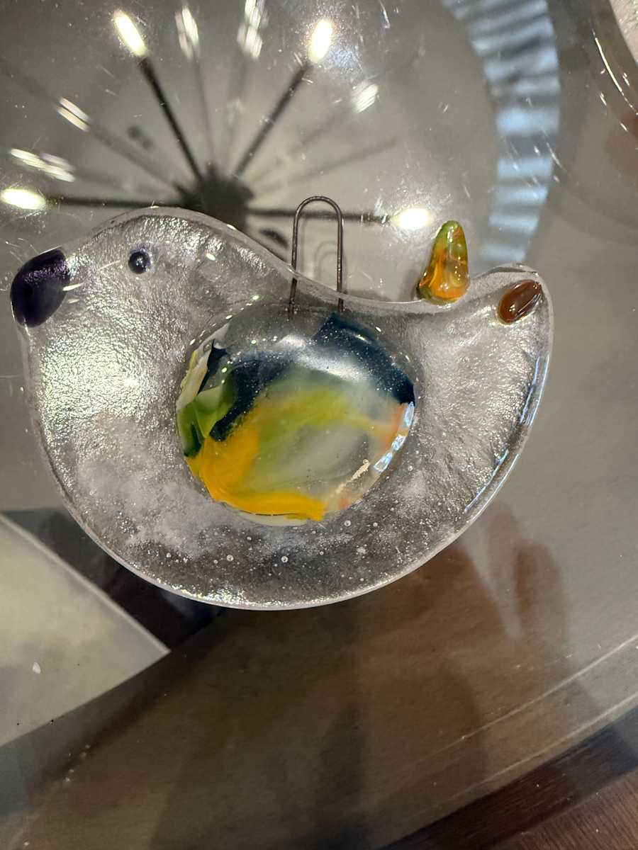 Textured Bird Ornament III by Candice Treat Murphy, Image 2.