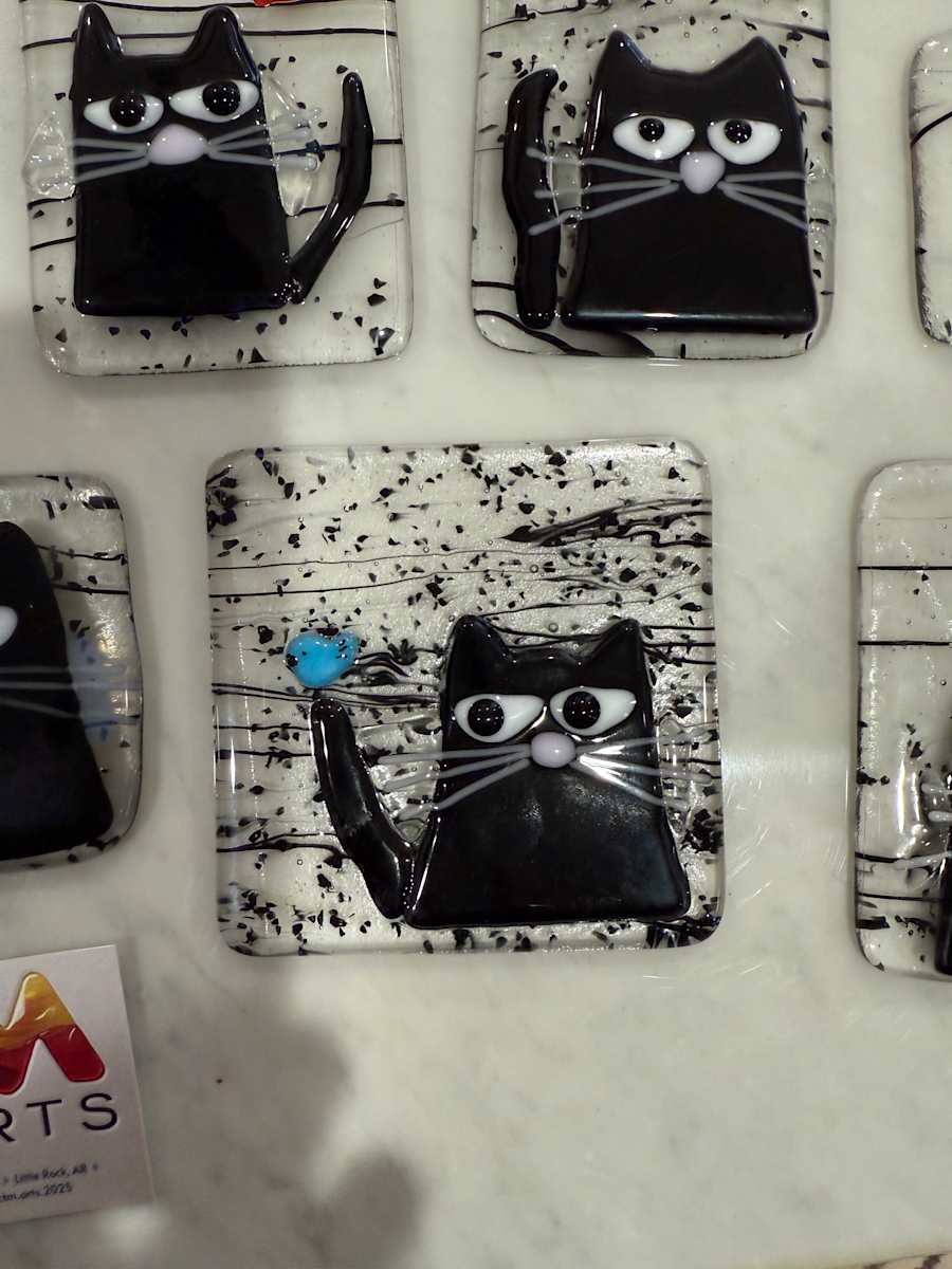 Peeky Black Cat 33 by Candice Treat Murphy, Image 3.