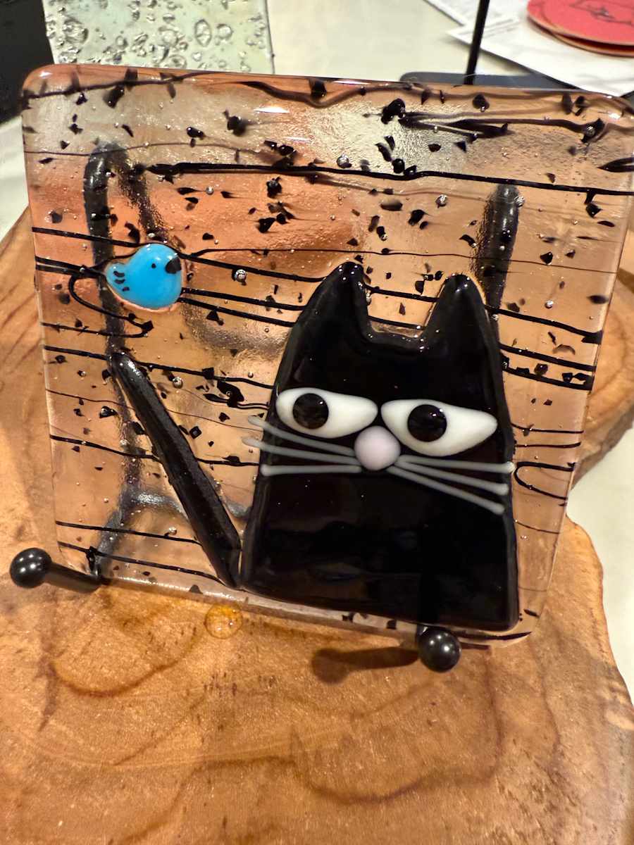 Peeky Black Cat 36 by Candice Treat Murphy, Image 4.