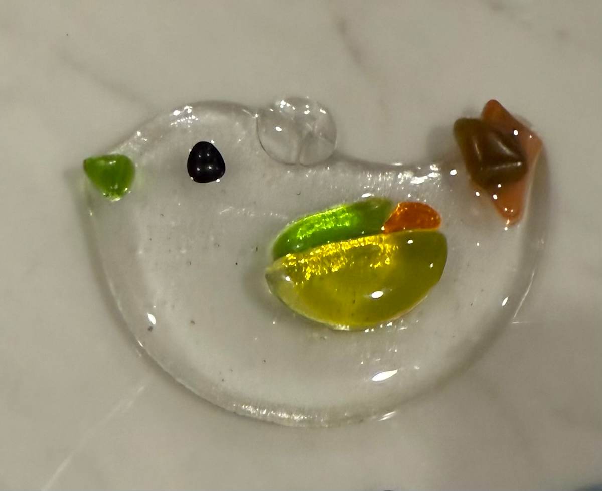 Textured Bird Ornament V by Candice Treat Murphy, Image 4.