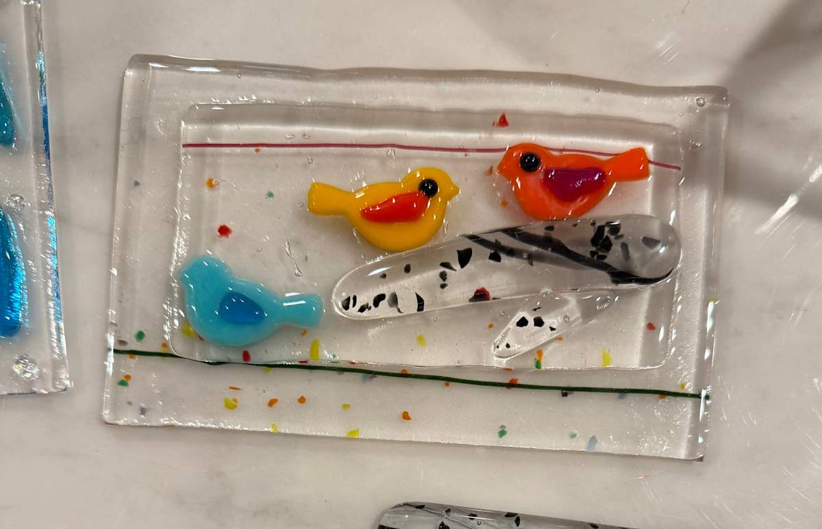 Three Little Birds Rectangle by Candice Treat Murphy, Image 3.