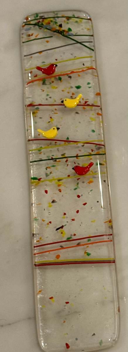 Four Little Birds 10” Rectangle 1 by Candice Treat Murphy, Image 3.