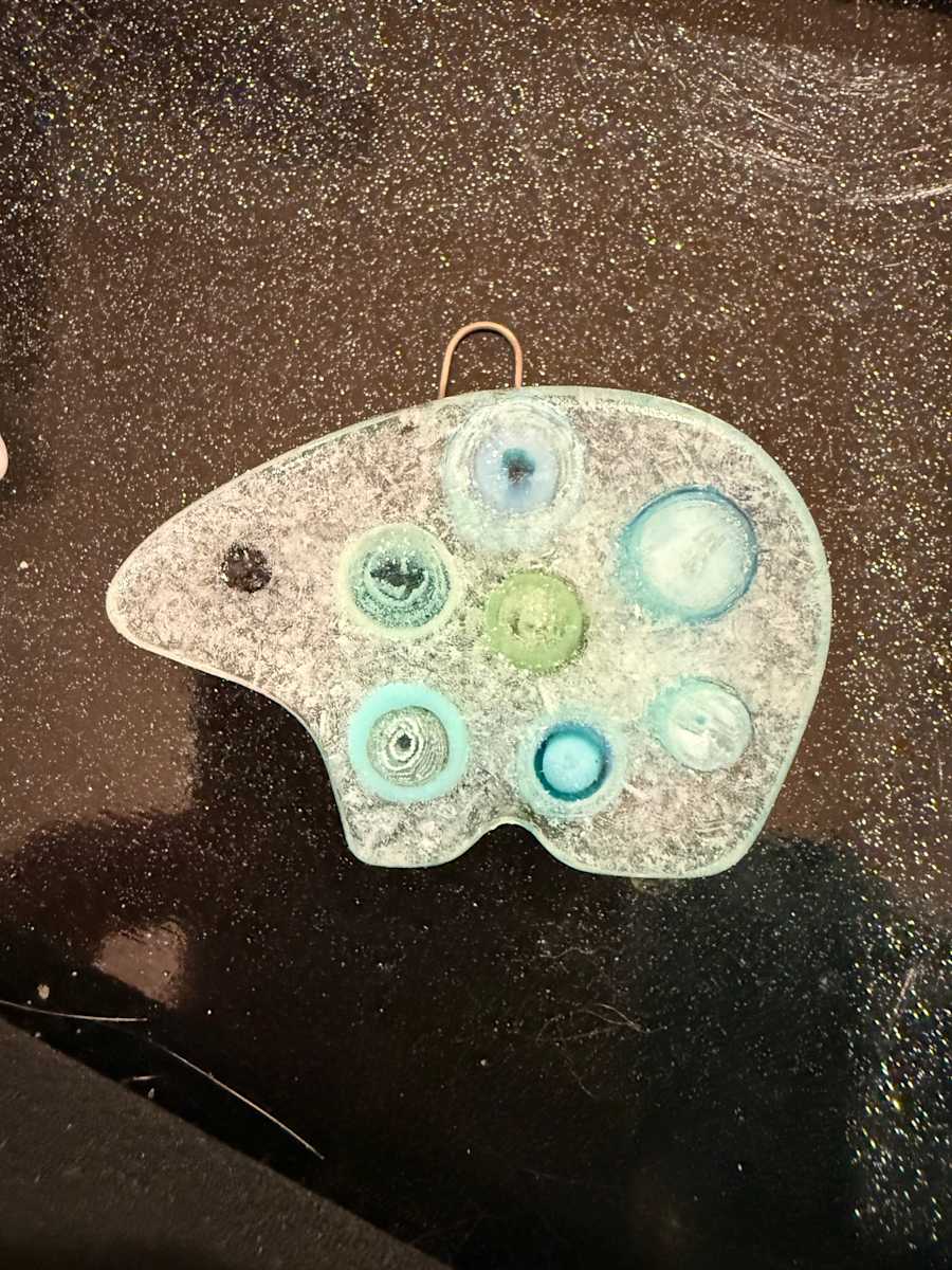 Glow in the Dark Pocket Bear Ornament by Candice Treat Murphy, Image 4.