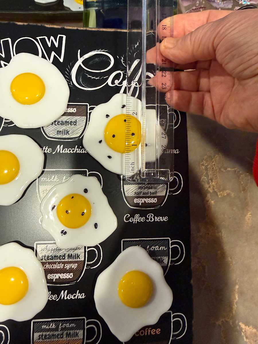 Sunny Side Up Egg Magnet #2 by Candice Treat Murphy, Image 5.