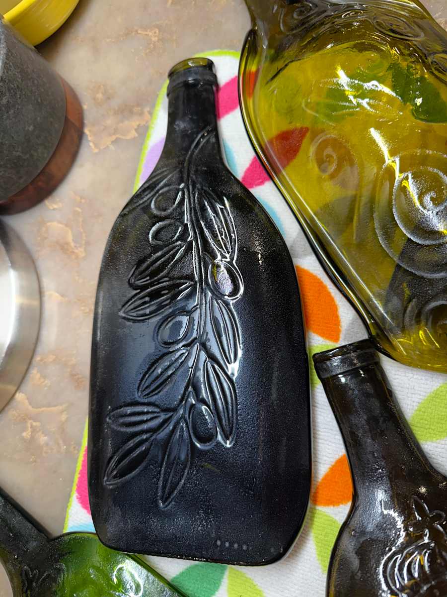 Magnum Bottle Large Spoon Rest Olive Branch  #3 (dark brown) by Candice Treat Murphy, Image 10.