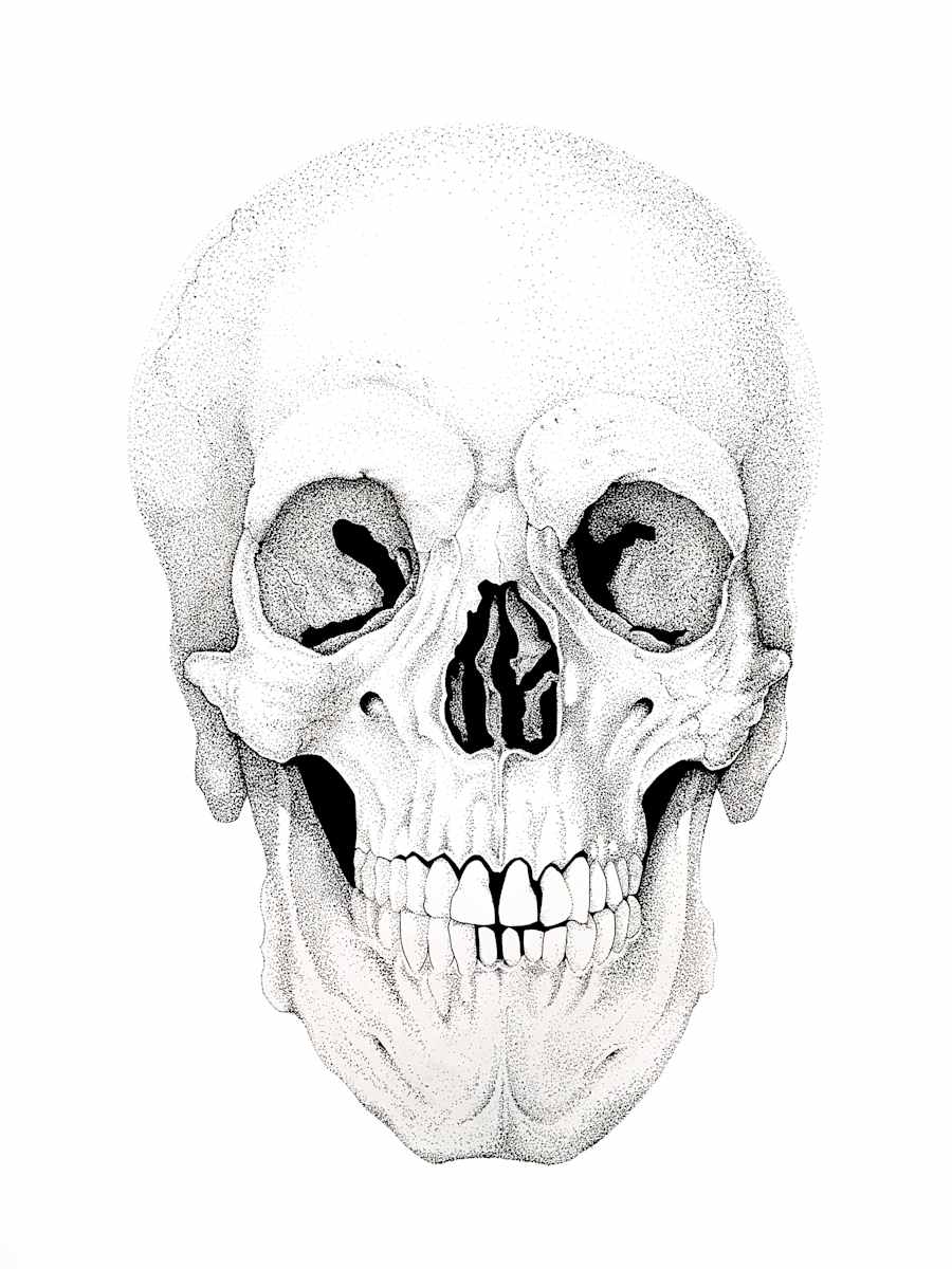Daisy's Lover Skull by Breanna Cole, Image 1.