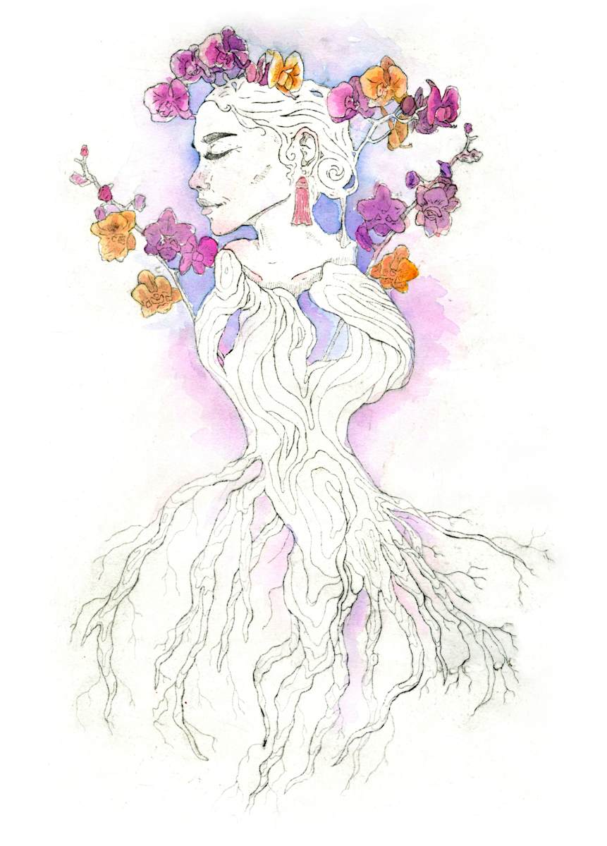 Living Orchids II by Breanna Cole, Image 1.