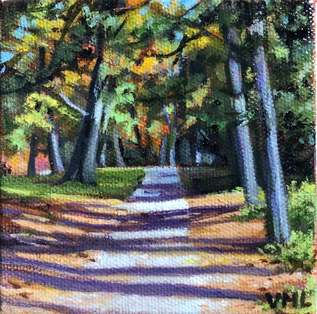 Haverford Trail by Victoria M  Le  Vine 