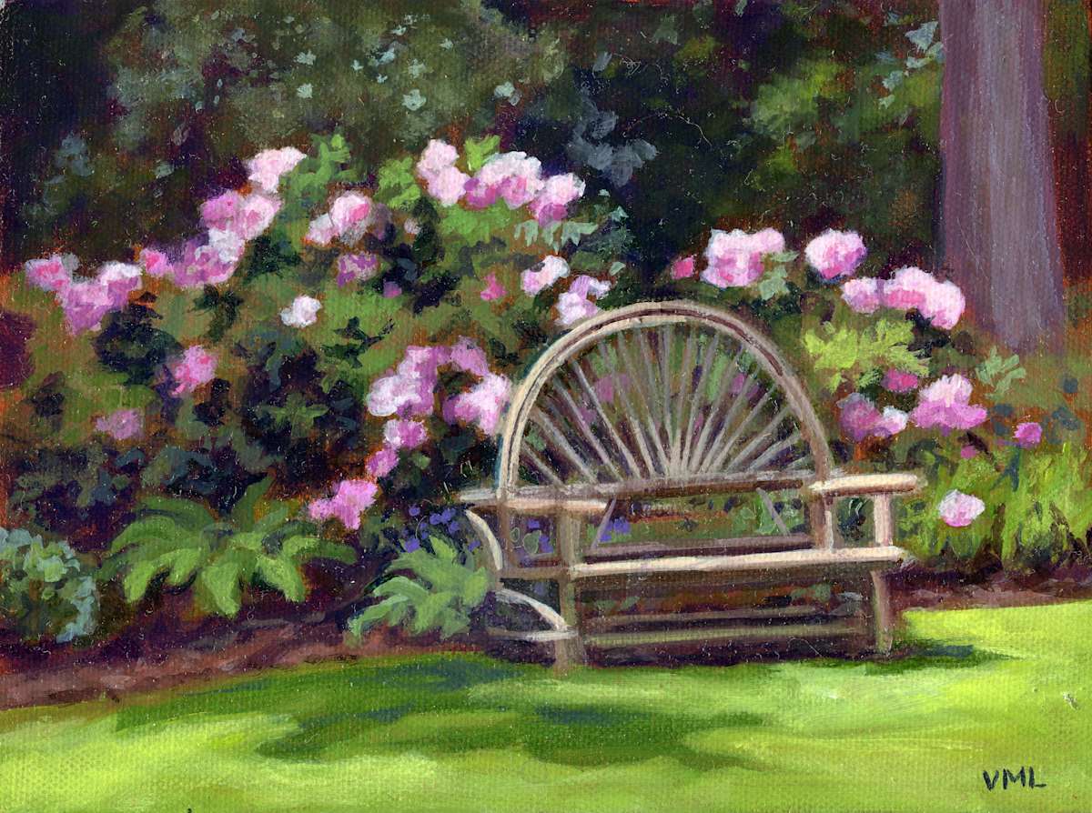 Quiet seat by Victoria M  Le  Vine 