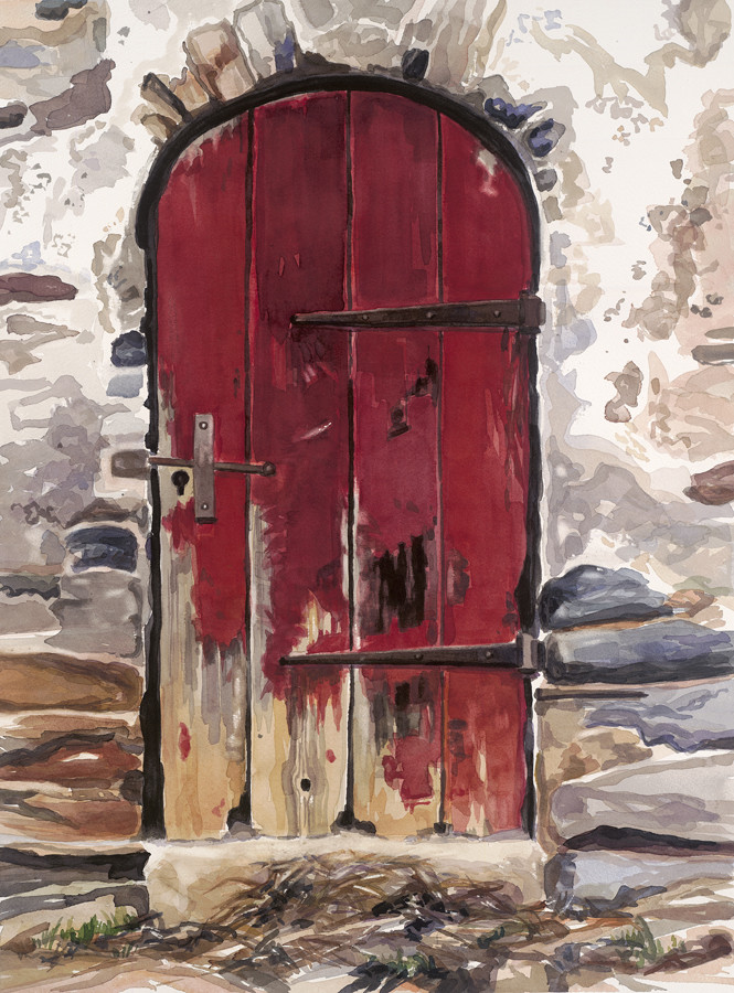 Sweetwater Barn Door by Victoria M  Le  Vine 