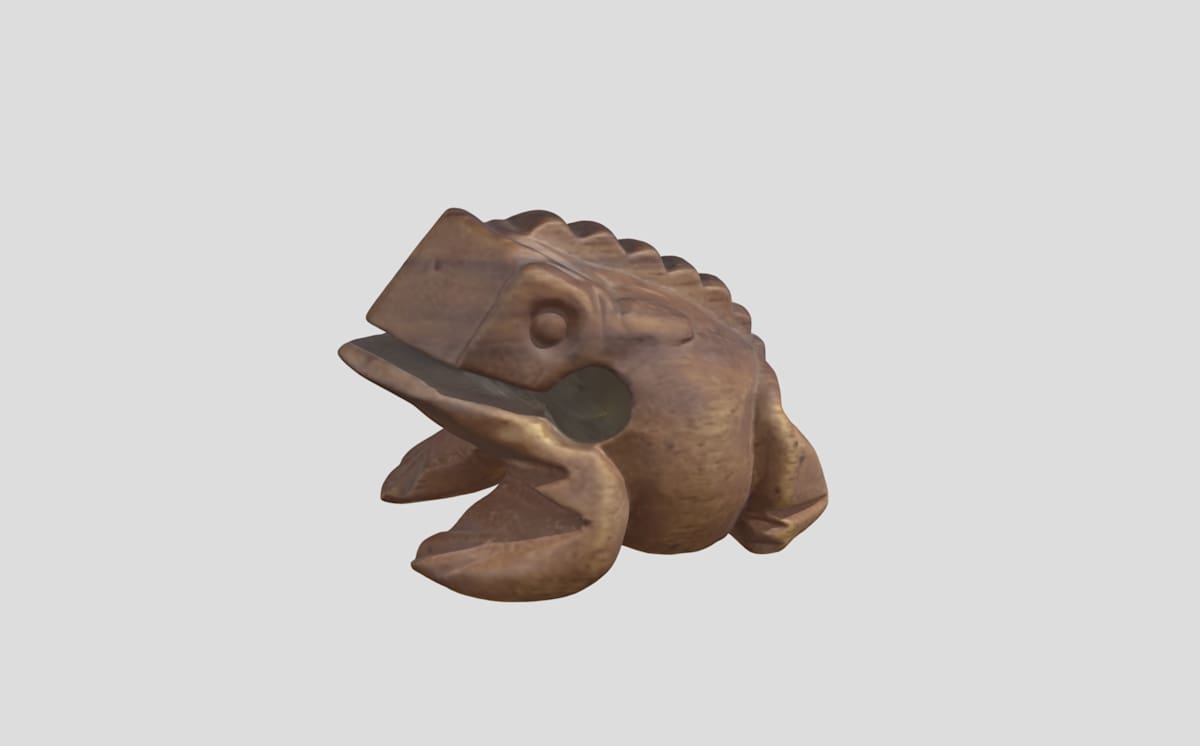 Wooden Frog by Robyn Palescandolo 