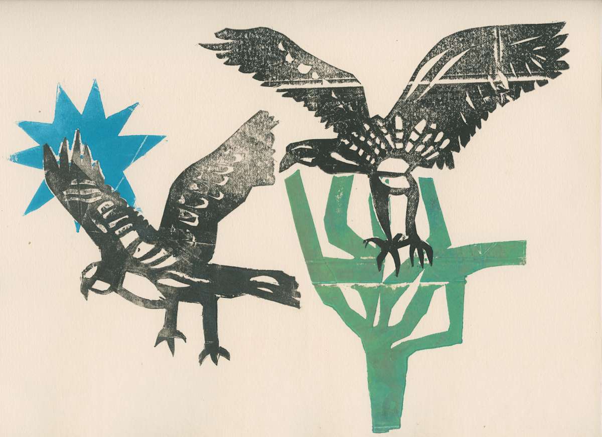 Two Ospreys by Julia Kagan, Image 1.