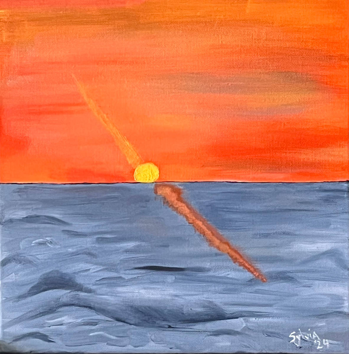 Sunset Study 1 by Sylvia Montgomery, Image 1.
