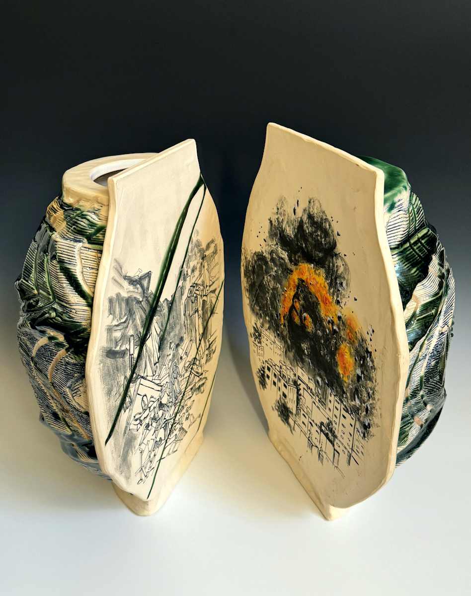 3d Printed Clay Exploration No.4 / Gaza Introspection by Fingertipartstudio 