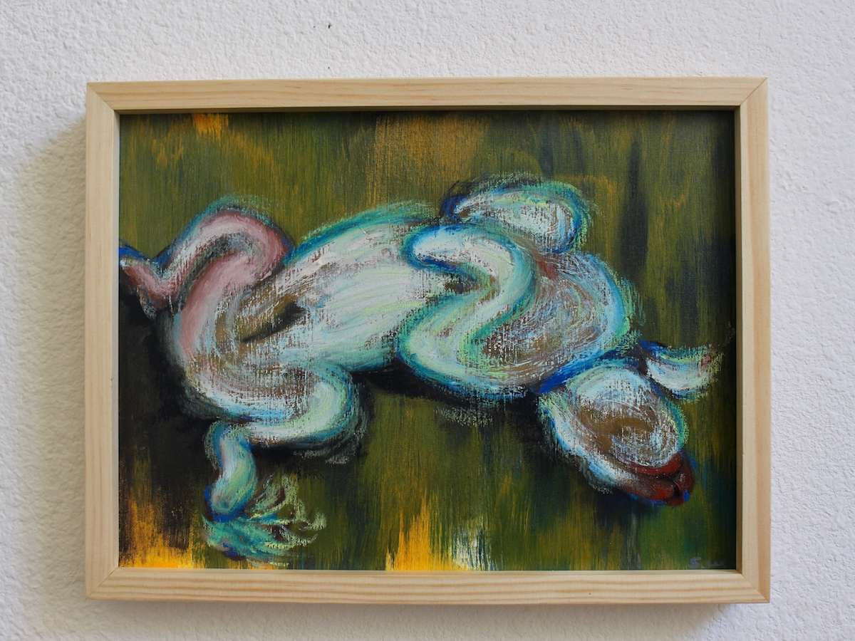Bagel Sleeping No.2 by Fingertipartstudio, Image 2.