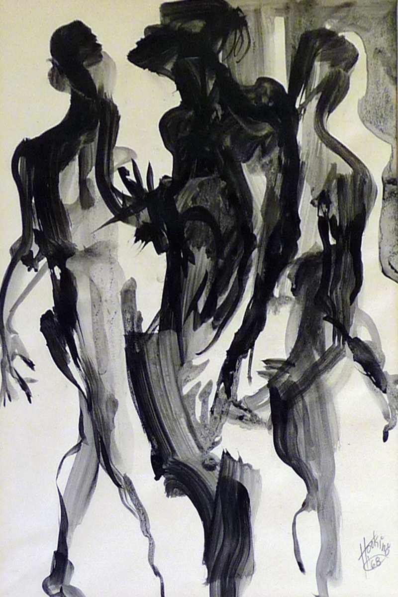 Four Figures Dancing by Roy Hocking, Image 1.