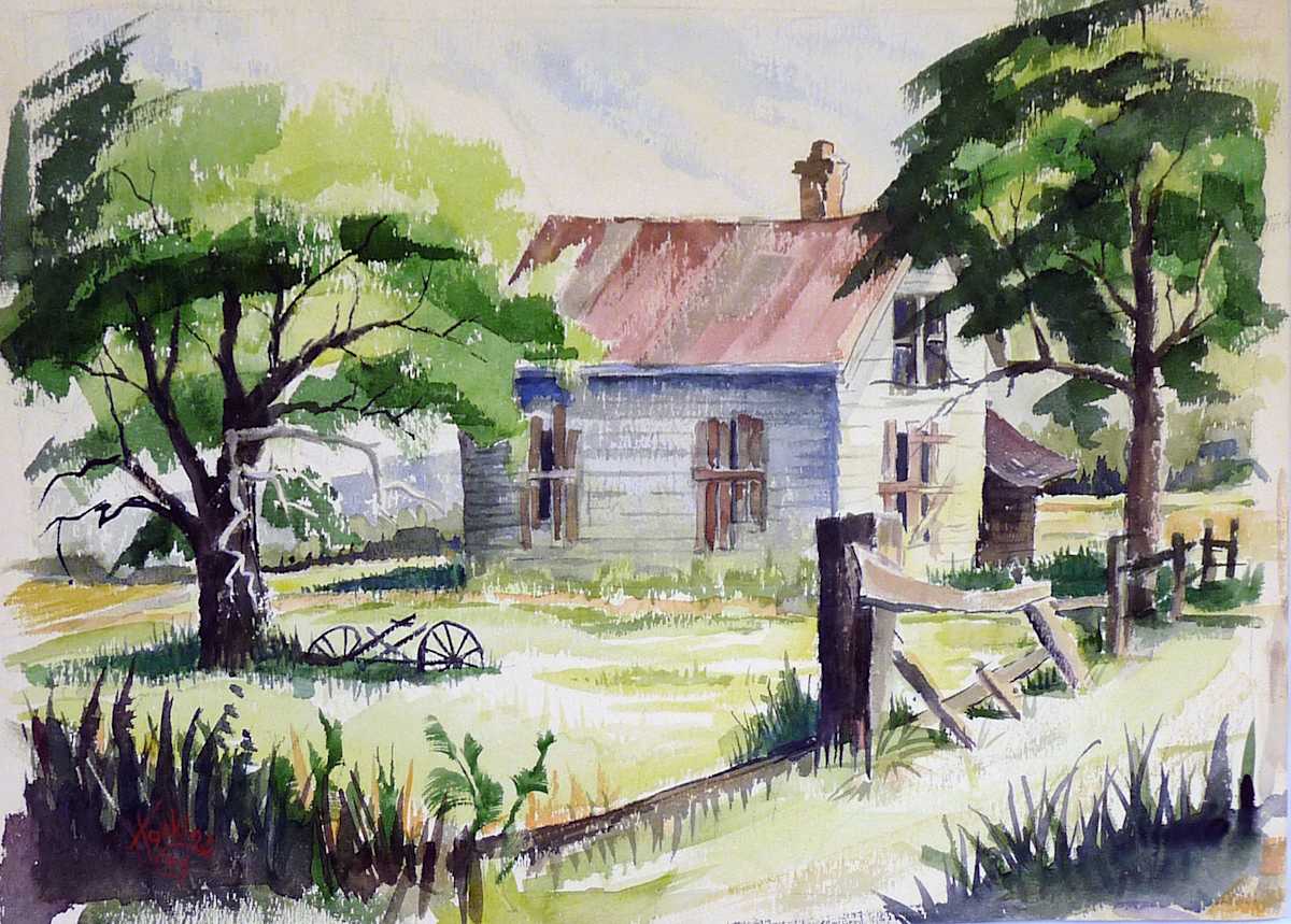 The Gatepost by Roy Hocking, Image 1.