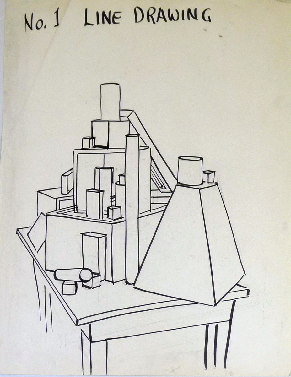 No. 1 Line Drawing by Roy Hocking 