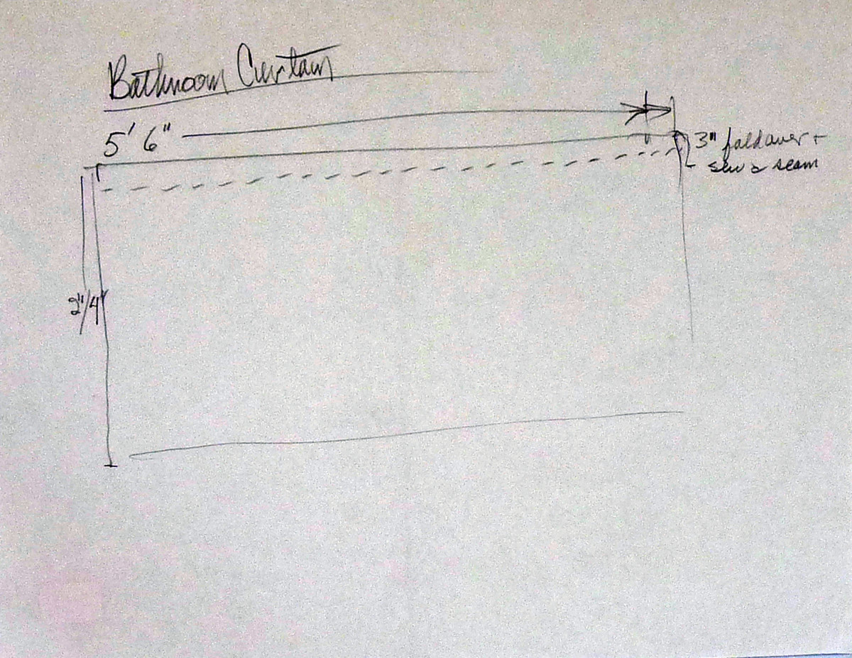 Bathroom Curtain by Roy Hocking 