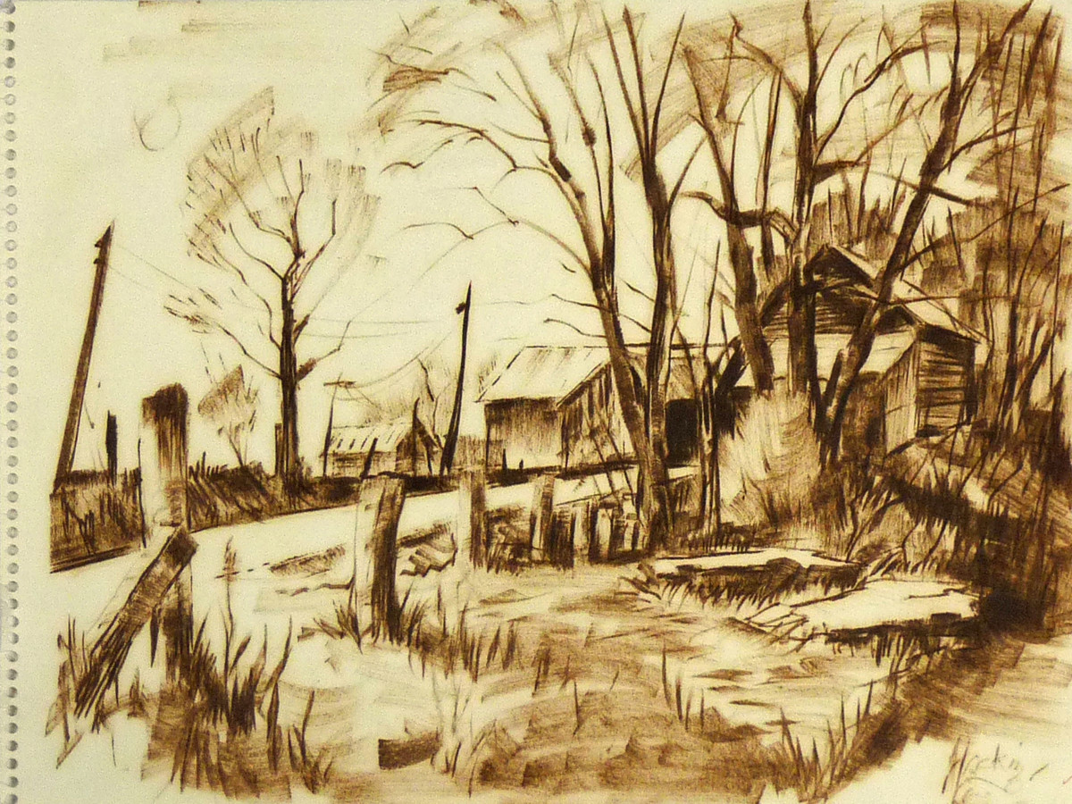 Untitled #4196, from "Summer '63 July - August - September, Summer '64 June - July Sketch Pad" by Roy Hocking 