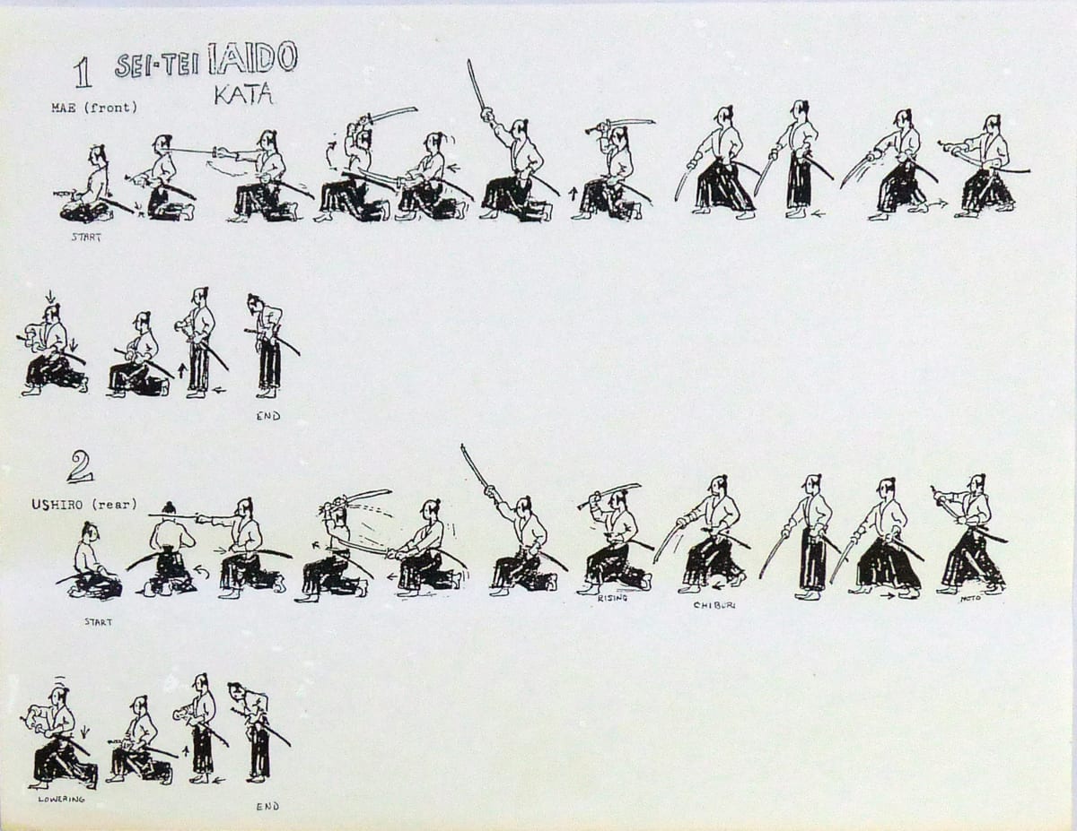 Sei-Tei laido Kata, Page 1 by Roy Hocking 
