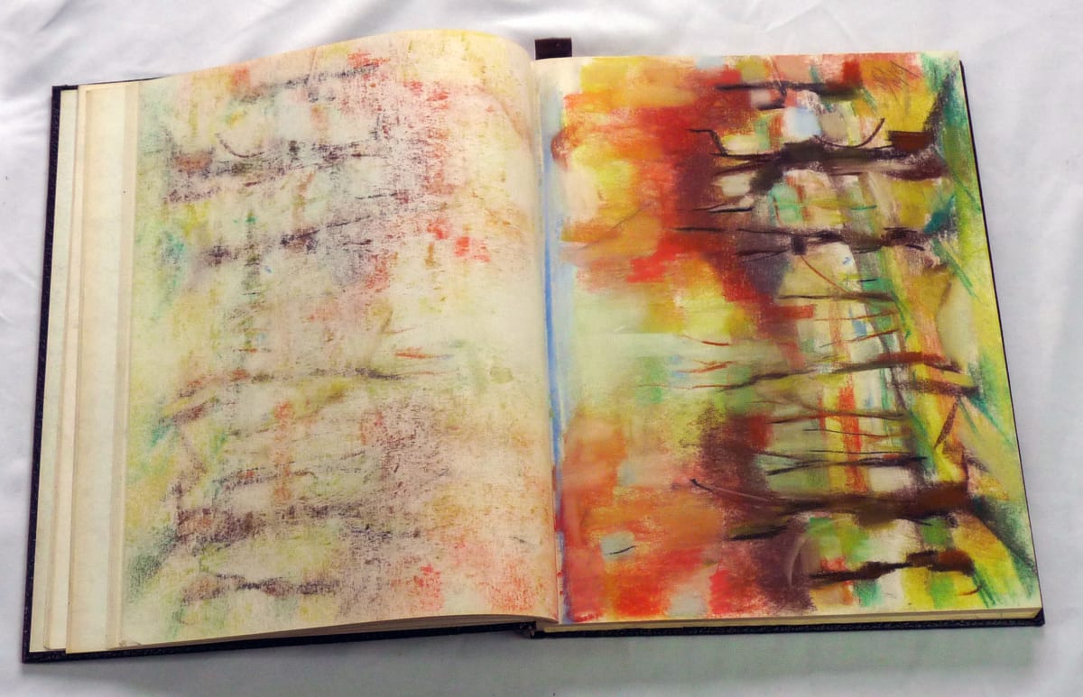 Page 43-44, from "Sketch Book #5111" by Roy Hocking 