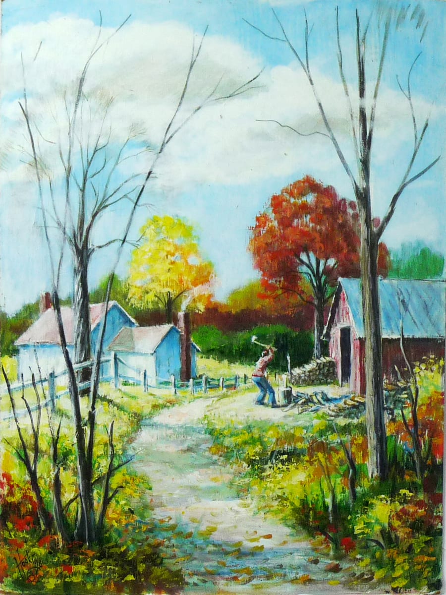 Wood Shed by Roy Hocking 