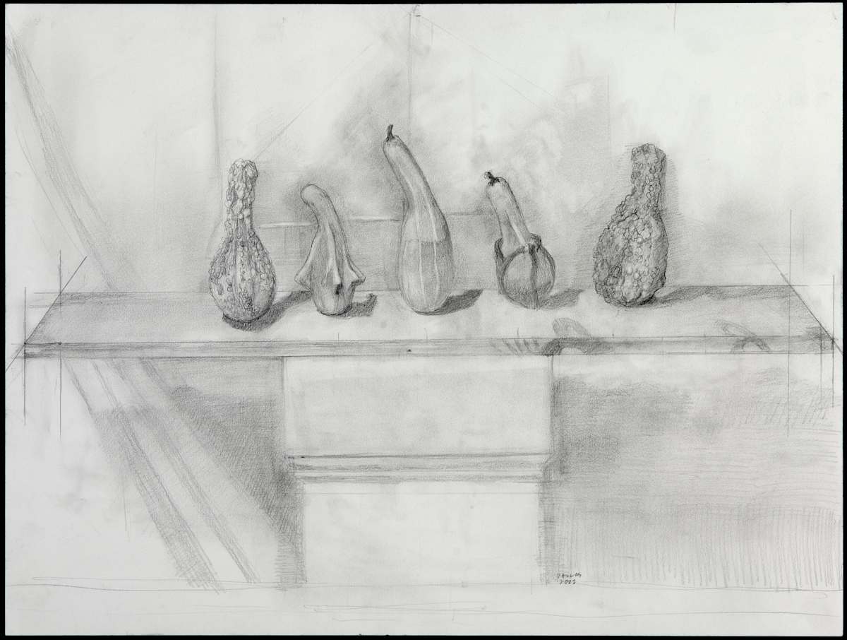 5 Standing Gourds by Dean Vallas, Image 1.