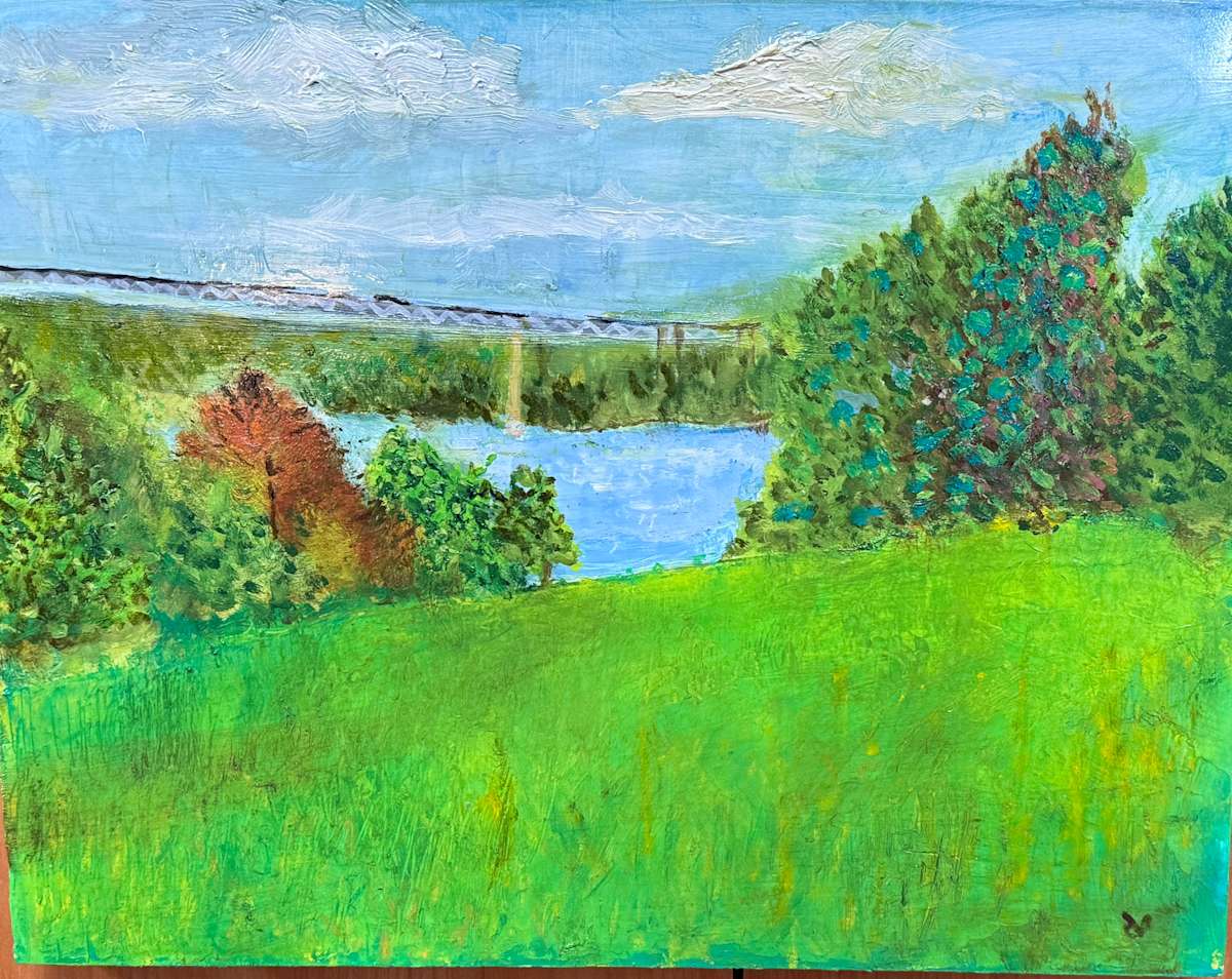 Hudson River Bridge by Dean Vallas, Image 3.